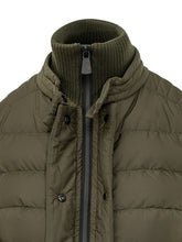 MONCLER GRENOBLE - Cardigan Trapuntato con Collo Alto - Verde - LIDIASHOPPING® - Official Website