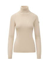 MONCLER GRENOBLE - Maglia a Collo Alto - Beige - LIDIASHOPPING® - Official Website