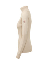 MONCLER GRENOBLE - Maglia a Collo Alto - Beige - LIDIASHOPPING® - Official Website