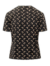 MARINE SERRE - Moon Print Layered Top - Black - LIDIASHOPPING® - Official Website