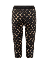 MARINE SERRE - Moon Print Ankle-Length Trousers - Black - LIDIASHOPPING® - Official Website