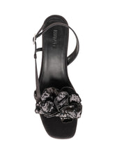 ROTATE - Mid Heel Flower Sandal with Floral Application - - LIDIASHOPPING® - Official Website
