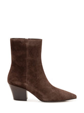 JEFFREY CAMPBELL - Joshuatree Ankle Boot with Geometric Heel - Brown - LIDIASHOPPING® - Official Website