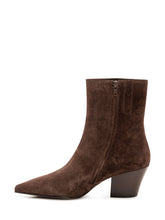 JEFFREY CAMPBELL - Joshuatree Ankle Boot with Geometric Heel - Brown - LIDIASHOPPING® - Official Website