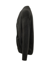 A PAPER KID - Knitted Cardigan with Patch Pockets - Black - LIDIASHOPPING® - Official Website