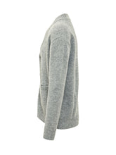 A PAPER KID - Cardigan con Scollo a V e Tasche - Grigio - LIDIASHOPPING® - Official Website
