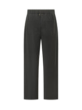 A PAPER KID - Straight Leg Trousers with Pleats - Black - LIDIASHOPPING® - Official Website