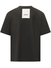 A PAPER KID - Crew Neck T-shirt with Short Sleeves - Black - LIDIASHOPPING® - Official Website