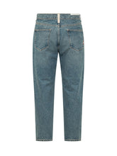 AMISH - Jeans Jeremiah a Gamba Dritta - Blu - LIDIASHOPPING® - Official Website
