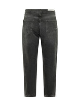 AMISH - Jeremiah Faded Straight Leg Jeans - Black - LIDIASHOPPING® - Official Website