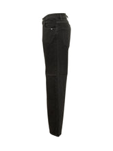 AMISH - Jeans James a Gamba Dritta - Nero - LIDIASHOPPING® - Official Website