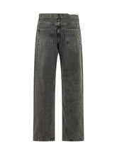 AMISH - Jeans James con Effetto Sfumato - Nero - LIDIASHOPPING® - Official Website