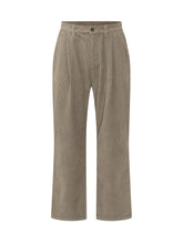 AMISH - Pantaloni a Coste con Pieghe Frontali - Beige - LIDIASHOPPING® - Official Website