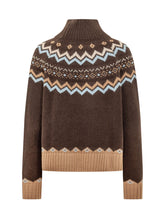 MC2 SAINT BARTH - Pullover Meghan con Motivo Nordico - Marrone - LIDIASHOPPING® - Official Website