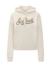 MC2 SAINT BARTH - Felpa Mindy con Cappuccio e Ricamo - Bianco - LIDIASHOPPING® - Official Website