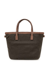 MC2 SAINT BARTH - City Bag Mini with Applied Lettering - Green - LIDIASHOPPING® - Official Website