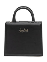 MC2 SAINT BARTH - Shop Bag Mini with Applied Logo - Black - LIDIASHOPPING® - Official Website