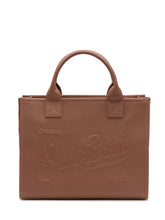 MC2 SAINT BARTH - Vanity Bag Large with Embossed Lettering - Brown - LIDIASHOPPING® - Official Website