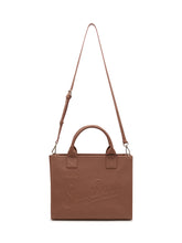 MC2 SAINT BARTH - Vanity Bag Large with Embossed Lettering - Brown - LIDIASHOPPING® - Official Website
