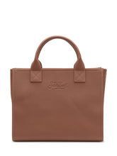 MC2 SAINT BARTH - Vanity Bag Large with Embossed Lettering - Brown - LIDIASHOPPING® - Official Website
