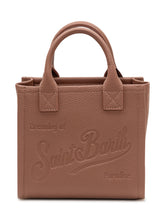 MC2 SAINT BARTH - Vanity Bag Mini con Motivo Testuale - Marrone - LIDIASHOPPING® - Official Website