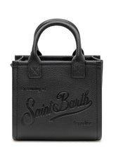 MC2 SAINT BARTH - Vanity Bag Mini con Lettering Impresso - Nero - LIDIASHOPPING® - Official Website