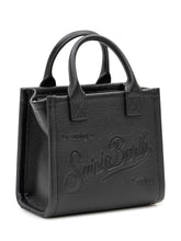 MC2 SAINT BARTH - Vanity Bag Mini con Lettering Impresso - Nero - LIDIASHOPPING® - Official Website