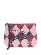 MC2 SAINT BARTH - Pochette Aline con Motivo a Rombi - Rosa - LIDIASHOPPING® - Official Website