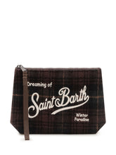 MC2 SAINT BARTH - Pochette Aline con Fantasia Tartan - Multicolore - LIDIASHOPPING® - Official Website