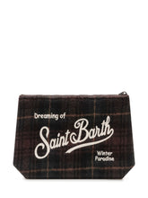 MC2 SAINT BARTH - Pochette Aline con Fantasia Tartan - Multicolore - LIDIASHOPPING® - Official Website