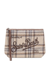 MC2 SAINT BARTH - Aline Tartan Pattern Pouch - Multicolor - LIDIASHOPPING® - Official Website