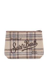 MC2 SAINT BARTH - Aline Tartan Pattern Pouch - Multicolor - LIDIASHOPPING® - Official Website