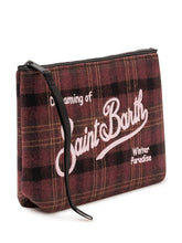 MC2 SAINT BARTH - Pochette Aline con Fantasia Tartan - Multicolore - LIDIASHOPPING® - Official Website