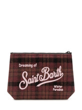 MC2 SAINT BARTH - Pochette Aline con Fantasia Tartan - Multicolore - LIDIASHOPPING® - Official Website