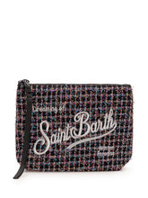 MC2 SAINT BARTH - Aline Textured Pochette with Embroidery - Multicolor - LIDIASHOPPING® - Official Website
