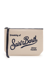 MC2 SAINT BARTH - Aline Zip Pochette - White - LIDIASHOPPING® - Official Website