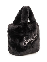 MC2 SAINT BARTH - Vanity Mini Faux Fur Tote Bag - Black - LIDIASHOPPING® - Official Website