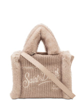 MC2 SAINT BARTH - Borsa Vanity Mini con Ricamo - Beige - LIDIASHOPPING® - Official Website