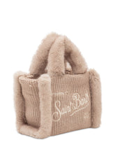 MC2 SAINT BARTH - Borsa Vanity Mini con Ricamo - Beige - LIDIASHOPPING® - Official Website