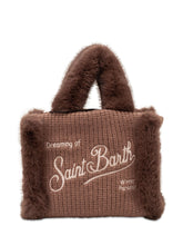 MC2 SAINT BARTH - Borsa Vanity Mini con Ricamo - Marrone - LIDIASHOPPING® - Official Website
