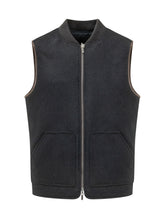 MC2 SAINT BARTH - Spencer Vest with Patch Pockets - Blue - LIDIASHOPPING® - Official Website