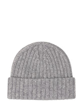 MC2 SAINT BARTH - Wengen Ribbed Beanie - Grey - LIDIASHOPPING® - Official Website