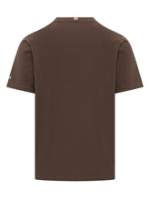 MC2 SAINT BARTH - Arnott T-shirt with Embroidered Lettering - Brown - LIDIASHOPPING® - Official Website