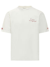 MC2 SAINT BARTH - T-shirt Arnott Warm con Scritta Ricamata - Bianco - LIDIASHOPPING® - Official Website