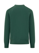 MC2 SAINT BARTH - Heron Sweater with Graphic Lettering - Green - LIDIASHOPPING® - Official Website