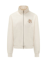 MC2 SAINT BARTH - Felpa Wilton con Zip e Monogramma - Bianco - LIDIASHOPPING® - Official Website
