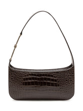 TOM FORD - Borsa a Spalla con Motivo Coccodrillo - Marrone - LIDIASHOPPING® - Official Website