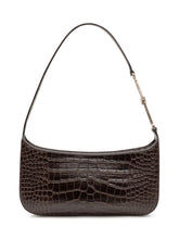 TOM FORD - Borsa a Spalla con Motivo Coccodrillo - Marrone - LIDIASHOPPING® - Official Website