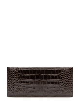TOM FORD - Crocodile Pattern Clutch - Brown - LIDIASHOPPING® - Official Website