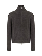RRD - Knitted cardigan featuring a straight silhouette, ribbed high neck and full length two way zip fastening. Designed with long sleeves, fitted cuffs and ribbed hem. - Green - LIDIASHOPPING® - Official Website